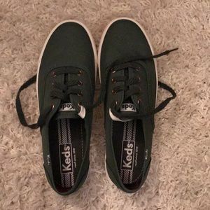 Hunter green Keds - brand new never worn